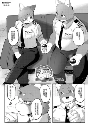 (Kansai Kemoket 10) [Yurari] Blue Cats [Chinese] [酥米饼个人汉化] [Digital]