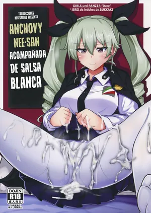 (C90) [Hakuginmokusei (Poshi)] Anchovy Nee-san White Sauce Zoe - Anchovy-neesan acompañada de salsa blanca (Girls und Panzer) [Español] [Traducciones necesarias]