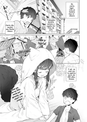 Mutou Mato] Yowai 200 Chai Okitsune-chan to Oshidori Fuufu Seikatsu.｜Vida de Pareja Feliz con una Zorrita de 200 Años. (Towako Oboro Emaki Hachi) [Spanish] [Hs enfermos]