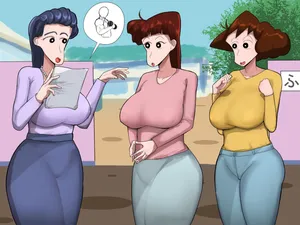 [こふに] 奥様方のフィットネス体験 (クレヨンしんちゃん)