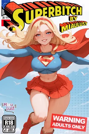 Supergirl + Pink pages Wong Miaulust [AI generated]