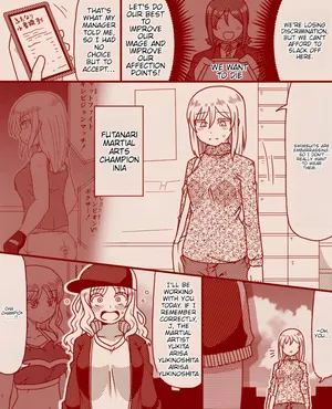 [Tera] Swimsuit photoshoot of futanari fighters - ballbusting (Complete)