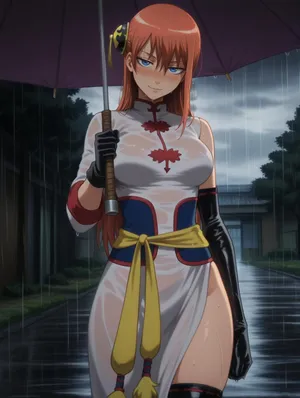 Kagura | Gintama 🌧️🌂 waifuinvoker ai generated