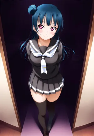 【R-18】Yoshiko+Tsushima+-+Birthday+Special (Sen-hwa) [Ai generated]