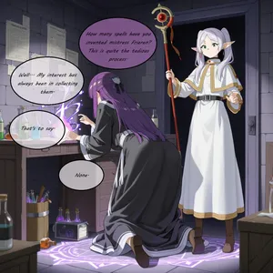 Frieren Makes a New Spell