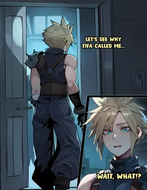 AIbby - Tifa Lockhart shows her childhood friend what a real man looks like - [Ai-Generated]