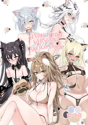 [Neko no Youchuu] Nyan-Nyan Glasgow Naughty Doodles (Arknights) [English] [AKOTLs]