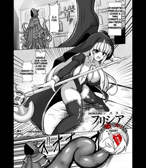 [Natsuhara Aru] Taima Sister Furishia Hakudaku ni Somarishi Junketsu no Hana (2D Comic Magazine Akuochi Shokushufuku Vol.1) (TR-285) [PORTUGUESE-BR)