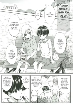 [Inaridou (Miyashita Kitsune)] - A conversation between boys one day (Shotapetit)[ENG][ShotaYuu]