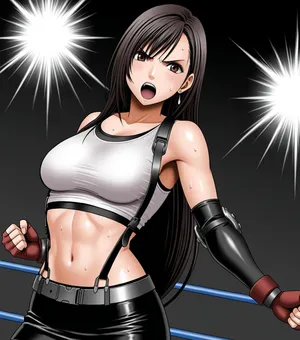 ティファ敗北CG集