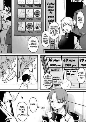 Un ojisan que gasta una fortuna en una chica del barrio rojo - Rojiura Seifuuzoku no Onnanoko ni Juukakin Ojisan [Yurishima Shiro]