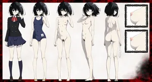 [Nanika Iru] Misaki Mei no Settei-ga ppoi no (Another) [AI Generated]