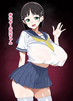 [Hiyoko no Meisanchi/ひよこの名産地] 【Suguha Fellatio Practice CG with Dialogue】 13 images (6 variations + 6 without text + 1 bonus CG)