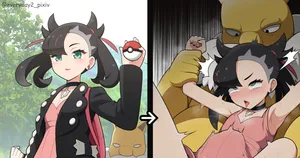 [everyday2] Marnie X Hypno (Pokémon)