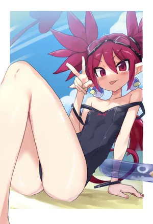 [じゃんくピーナッツ] 水着エトナの季節が来た (魔界戦記ディスガイア)